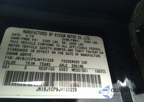 2018 Nissan Rogue Sport Sv from USA, damaged, VIN JN1BJ1CP9JW151229